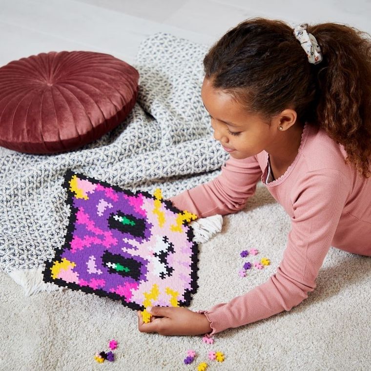 Plus-Plus, Puzzle by number, kot, klocki, 500 elementów