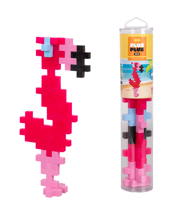 Plus-Plus, Tuby Big, Flaming, klocki, 15 elementów