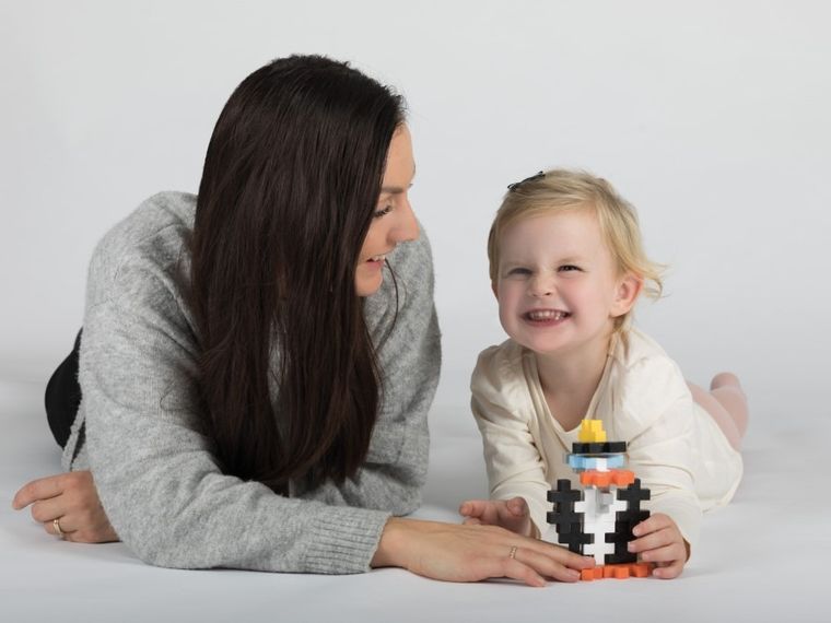 Plus-Plus, Tuby Big, Pingwin, klocki, 15 elementów