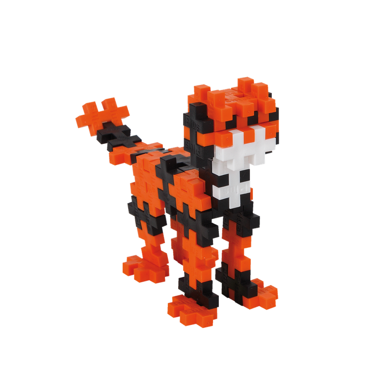 Plus-Plus, Tuby Zwierzęta, Tygrys, klocki, 100 elementów