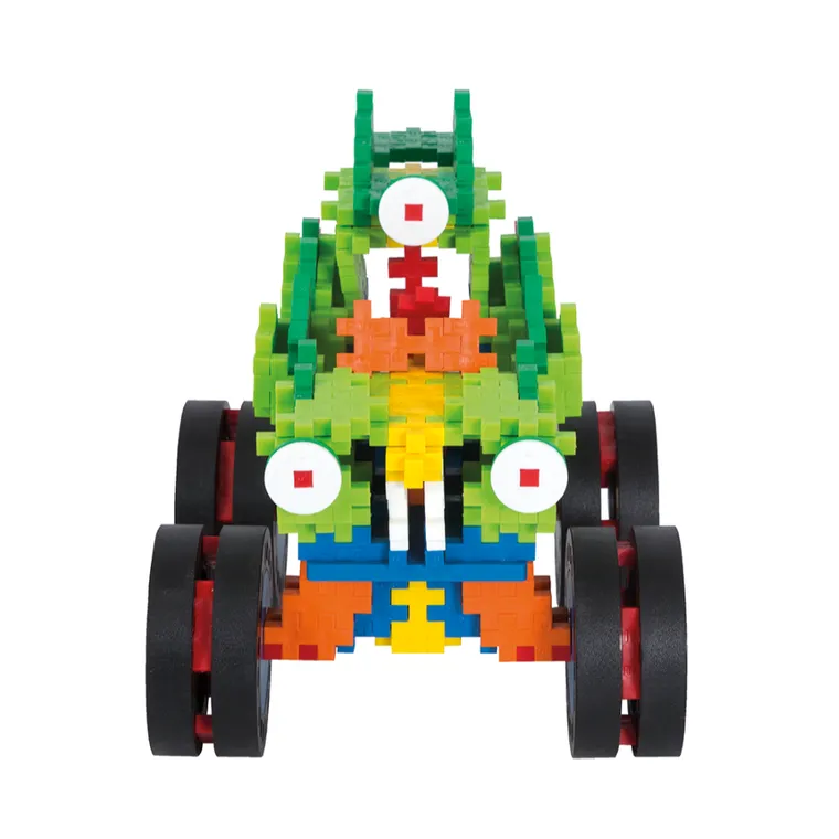 Plus-Plus, Zestawy Basic, Monster Trucks, klocki, 600 elementów