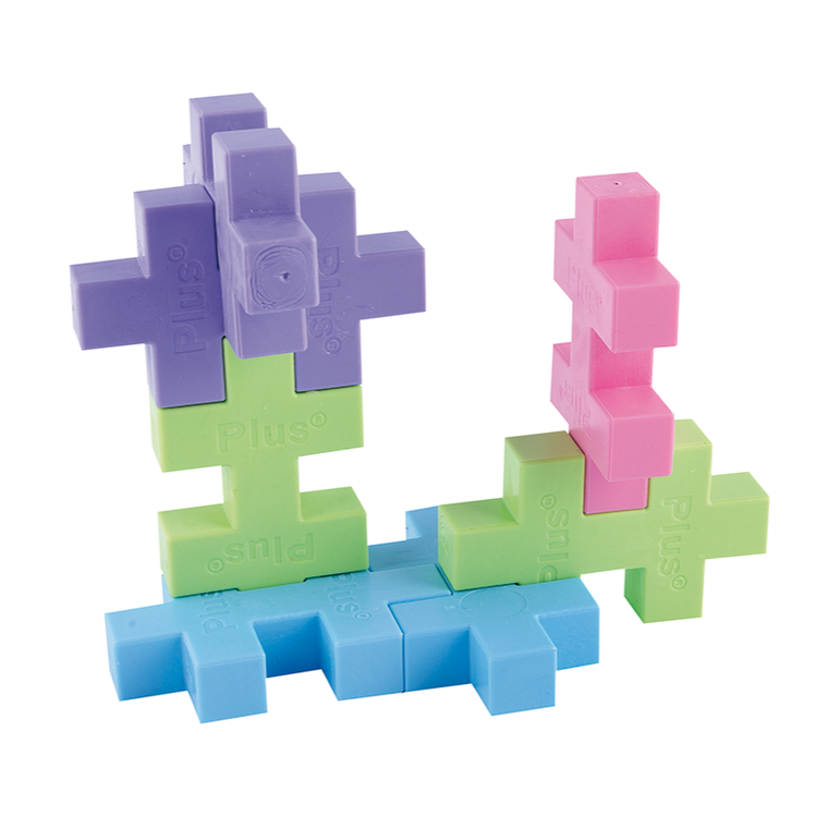 Plus-Plus, Zestawy Big, Pastelowe kolory, klocki, 50 elementów