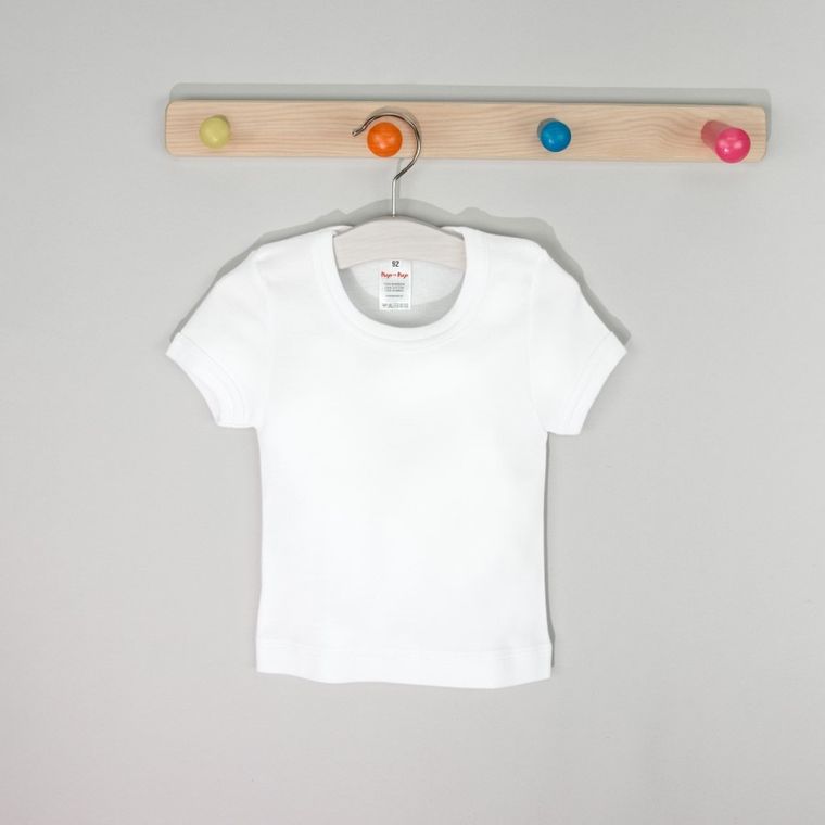 Podkoszulek chłopięcy, biały, Błażej, Tup Tup