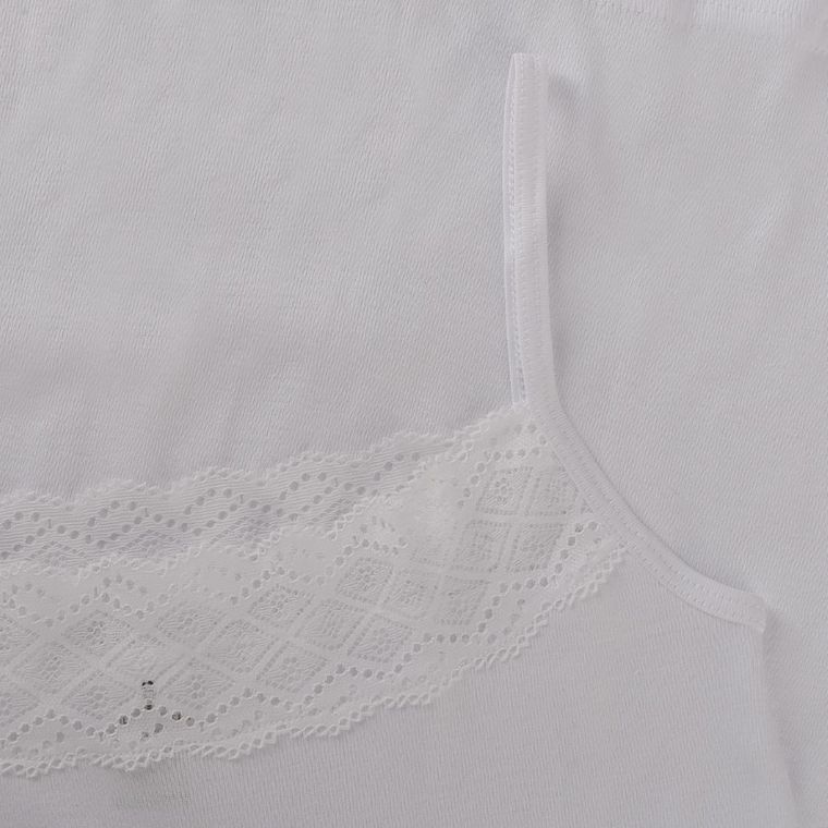 Podkoszulek damski, biały, Nadine, Golden Queen