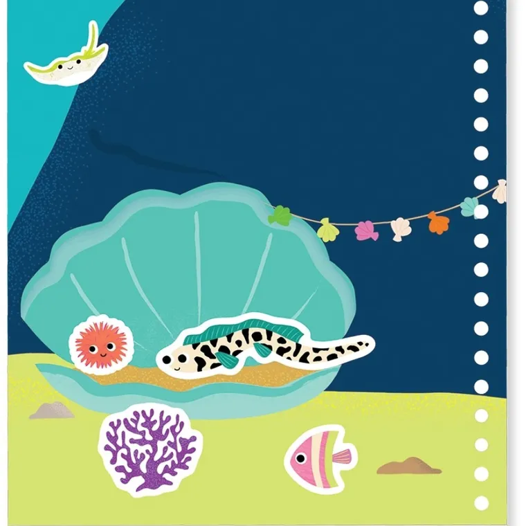 Podwodny Świat. Magiczna kolorowanka wodna z zadaniamimi