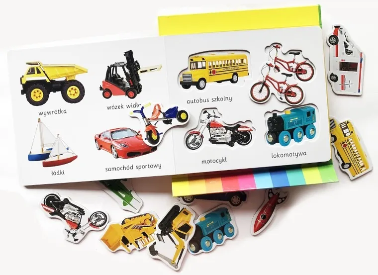 Pojazdy. Akademia mądrego dziecka. Kolorowy świat malucha