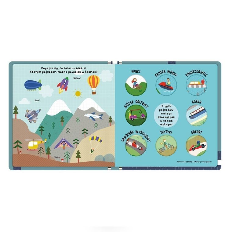 Pojazdy. Ruszaj w drogę! Odwróć i poznaj