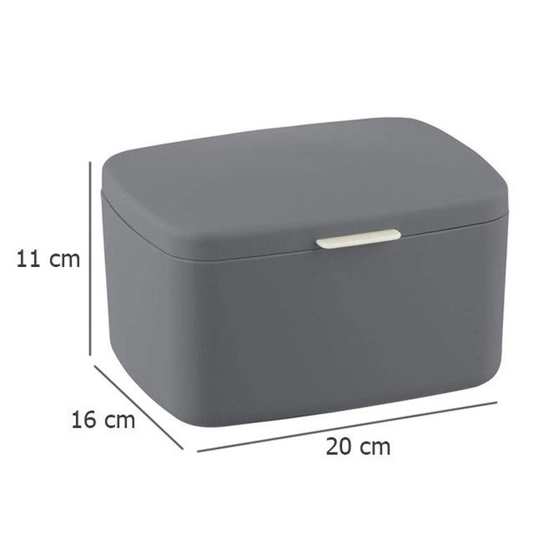 Pojemnik łazienkowy, Barcelona, antracytowy