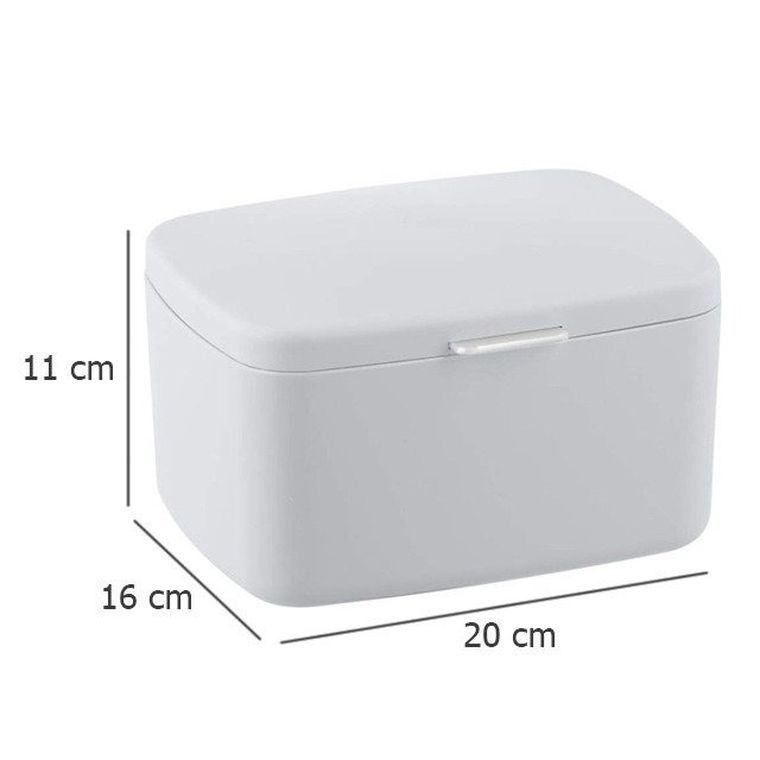 Pojemnik łazienkowy, Barcelona, biały