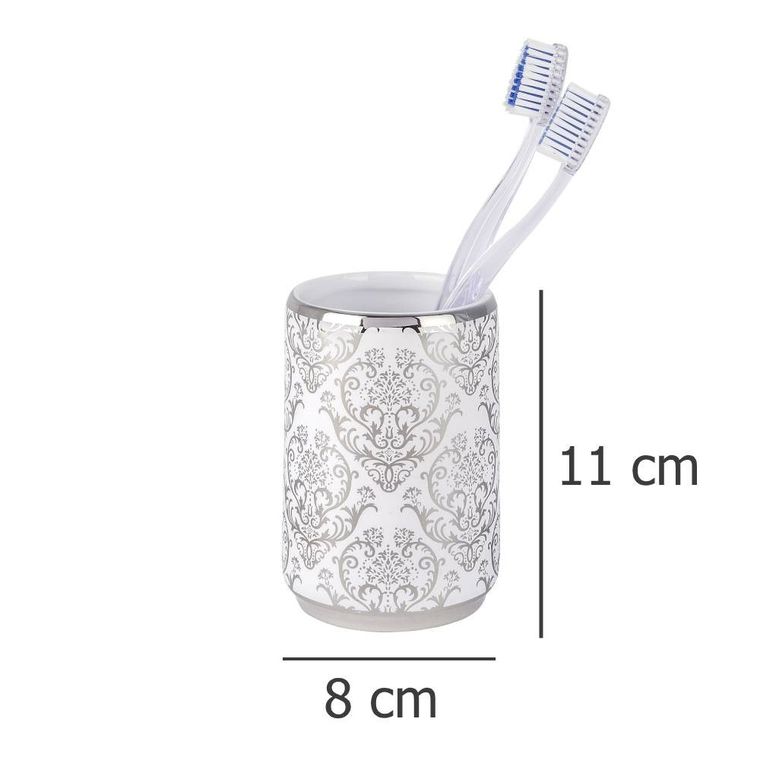 Pojemnik na szczoteczki do zębów, Barock silver