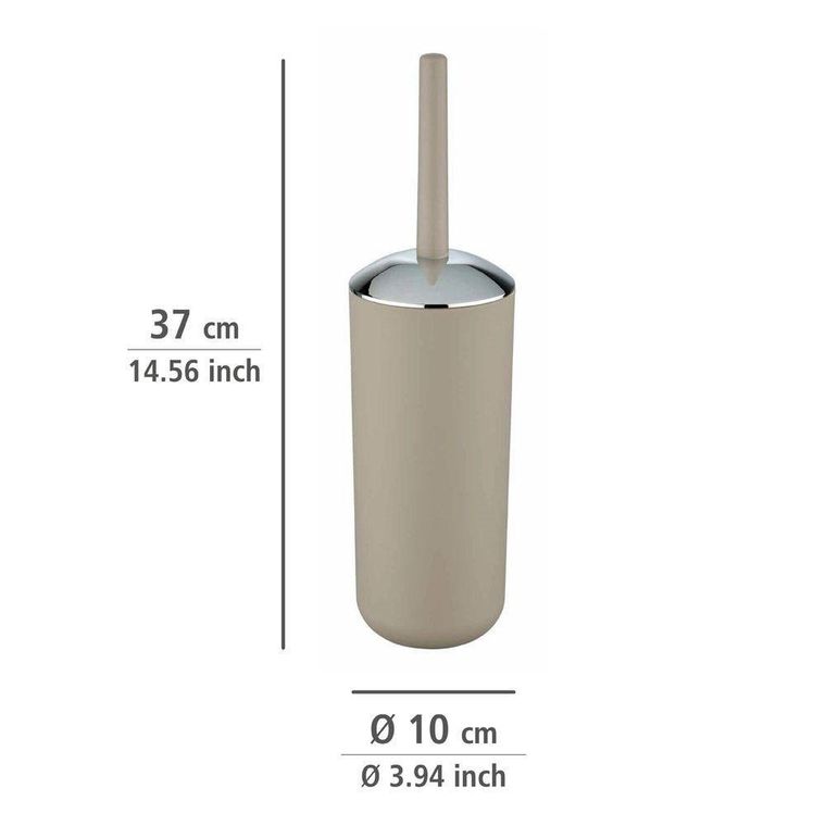 Pojemnik na szczotkę, Brasil, beżowy + szczotka wc