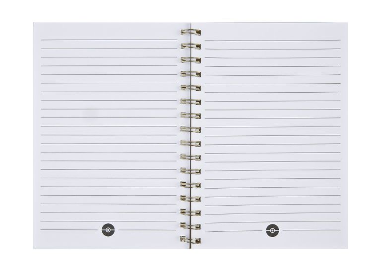 Pokemon, notes spiralny 3D, linia, A5