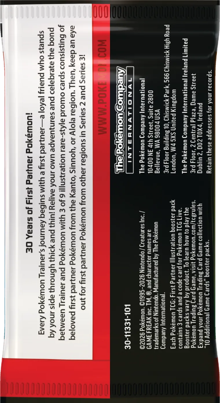 Pokemon TCG: First Partner, Illustration Collection, Series 1, gra karciana, dodatek