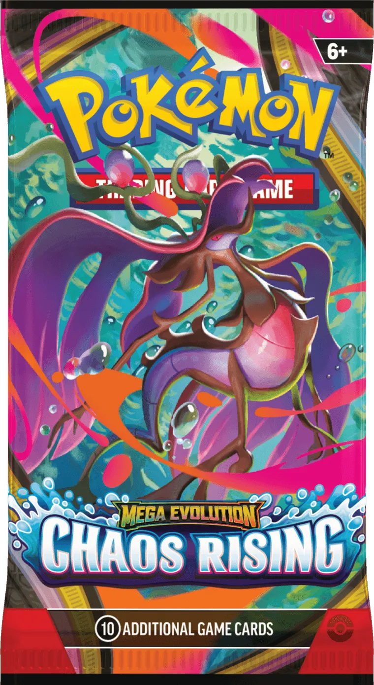 Pokemon TCG: Mega Evolution, Chaos Rising, Booster, gra karciana, dodatek