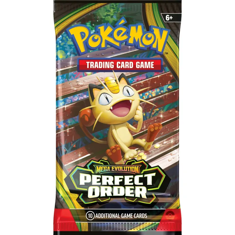 Pokemon TCG: Mega Evolution, Perfect Order, Booster, gra karciana, dodatek