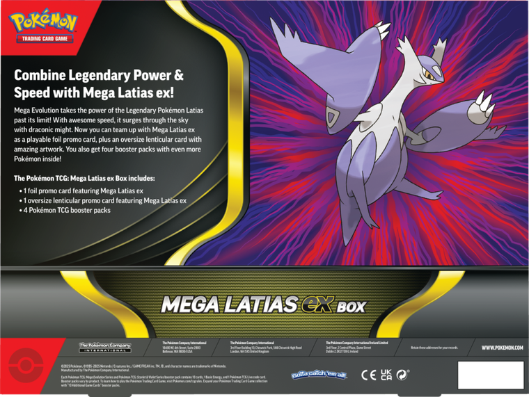 Pokemon TCG: Mega Latias ex Box, gra karciana