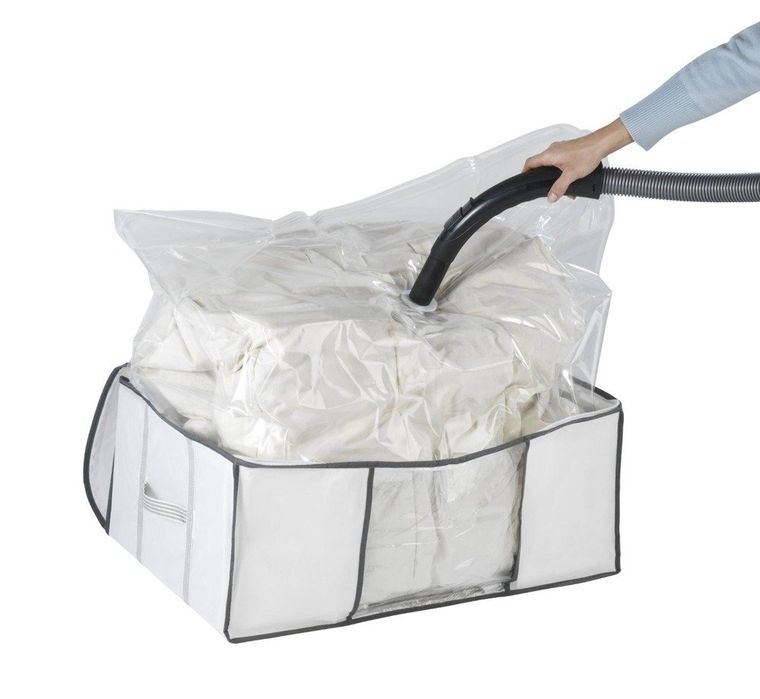 Pokrowiec na pościel, ubrania, soft + worek próżniowy, rozmiar L