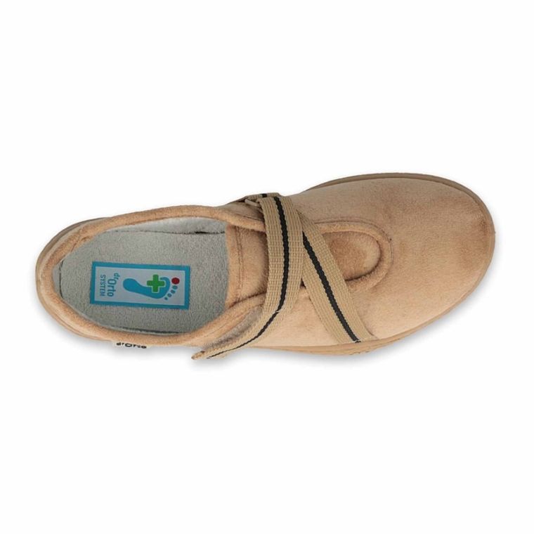 Półbuty damskie, beżowe, Dr Orto