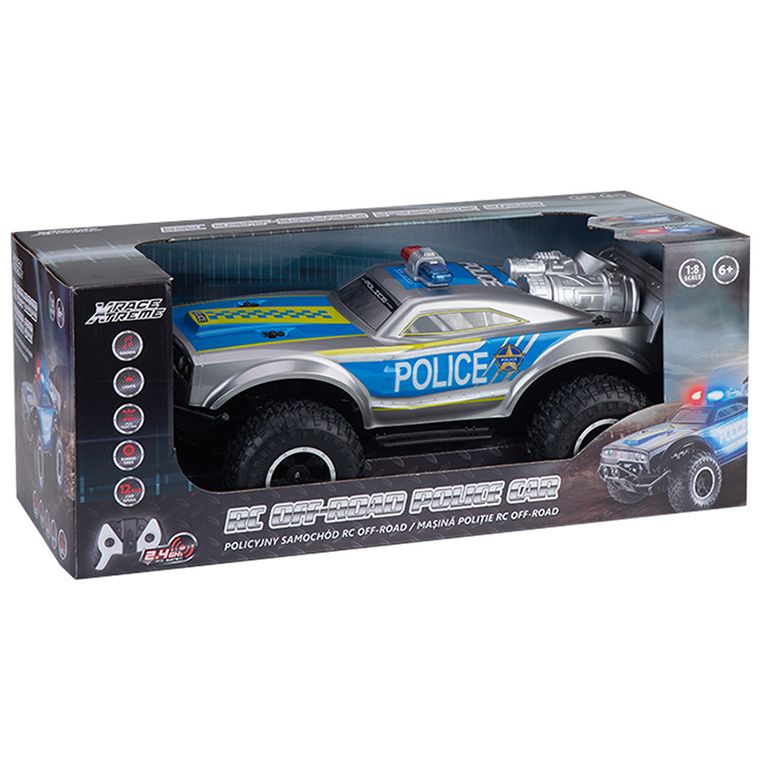 Police off-road, samochód policyjny, terenowy, zdalnie sterowany