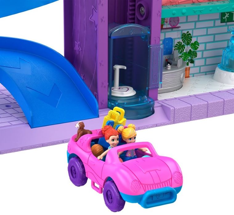 Polly Pocket, Centrum handlowe w Pollyville, zestaw z figurką i akcesoriami