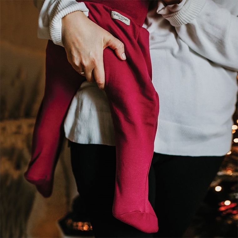 Półśpiochy niemowlęce, bordowe, Eevi