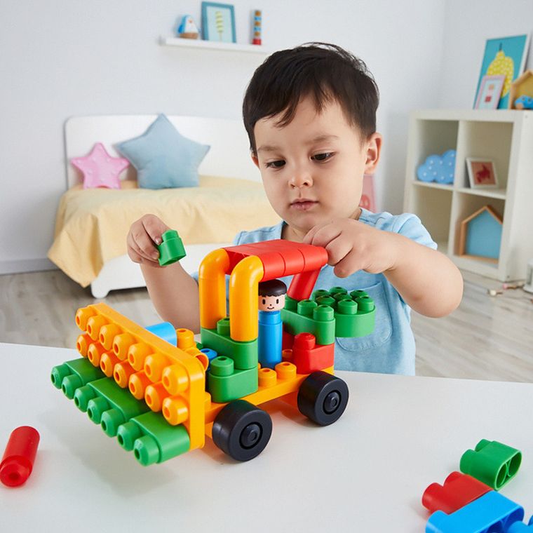 PolyM, Pojazdy opiekunów zwierząt w ZOO, klocki konstrukcyjne, 40 elementów