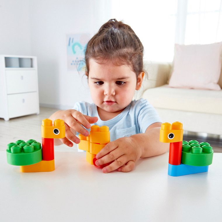 PolyM, Ptaki i zwierzęta, klocki konstrukcyjne, 13 elementów