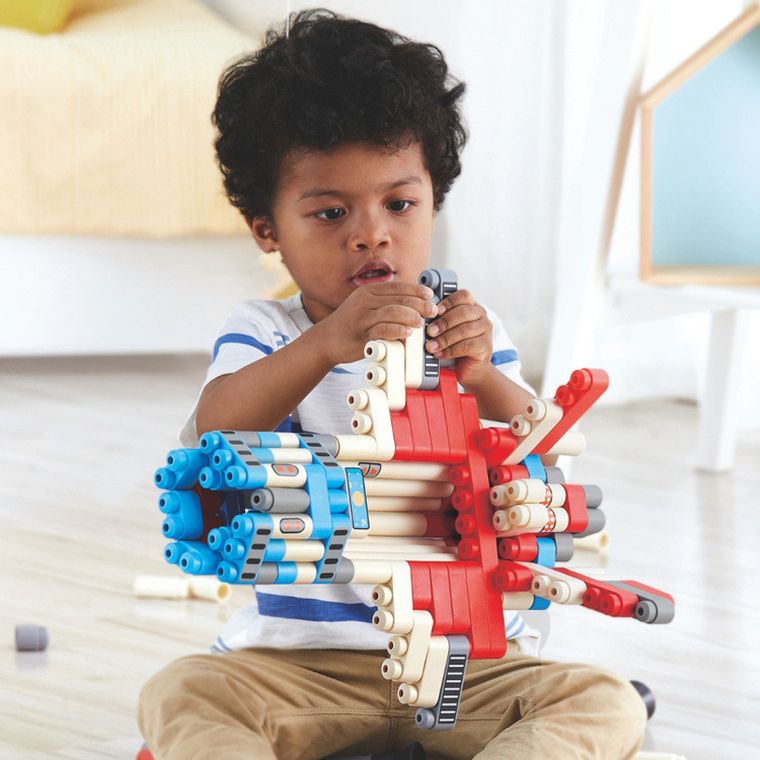 PolyM, Rakieta, klocki konstrukcyjne, 138 elementów