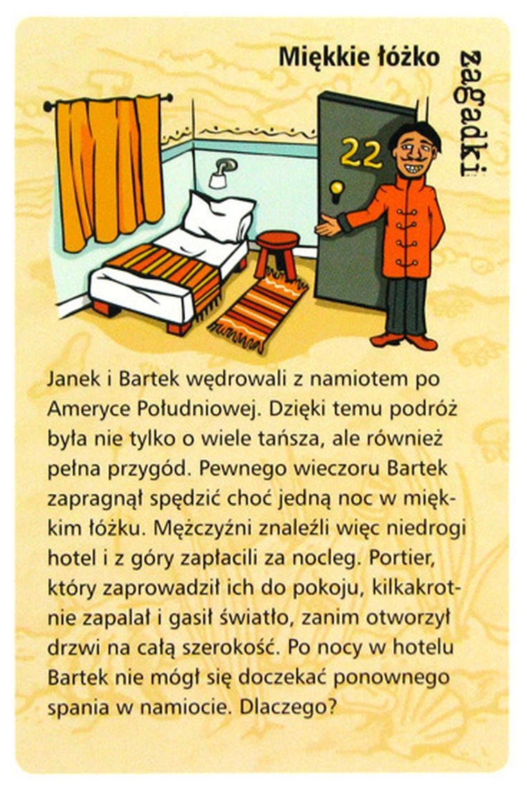 Pomarańczowe historie, 50 wakacyjnych zagadek, gra karciana