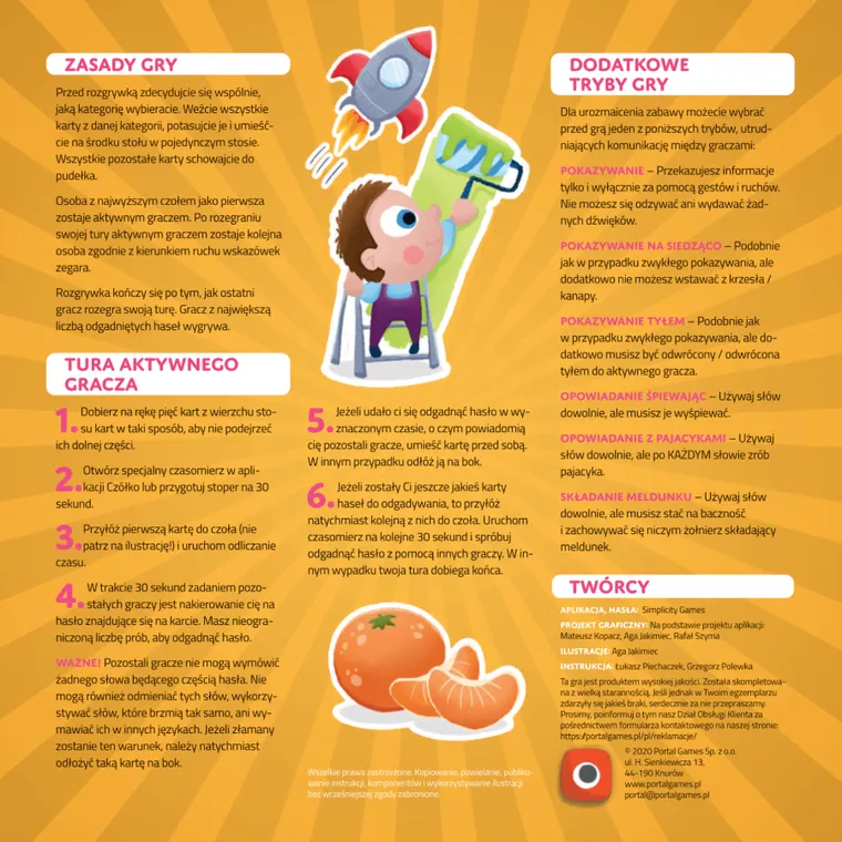 Portal Games, Czółko Junior, gra familijna