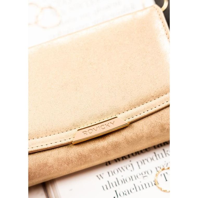 Portfel, beżowy, skóra ekologiczna, Rovicky