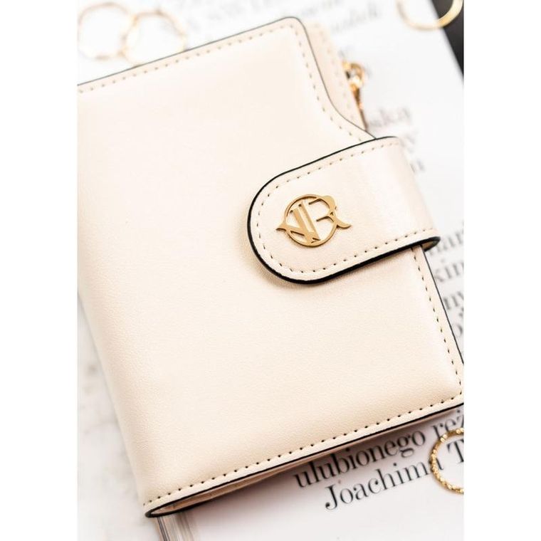 Portfel, beżowy, skóra ekologiczna, Rovicky