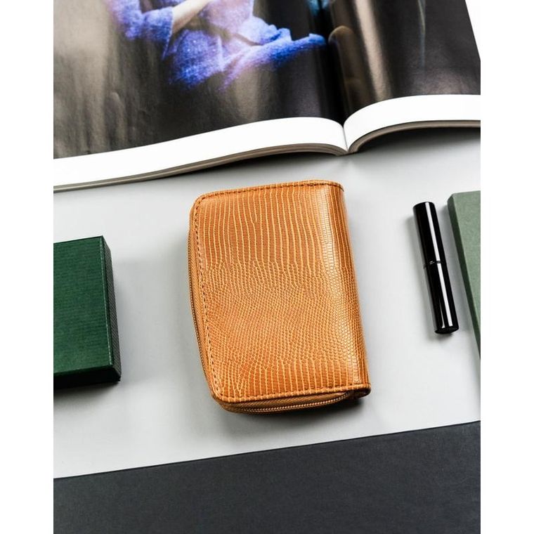 Portfel, brązowy, skóra ekologiczna, 4U Cavaldi