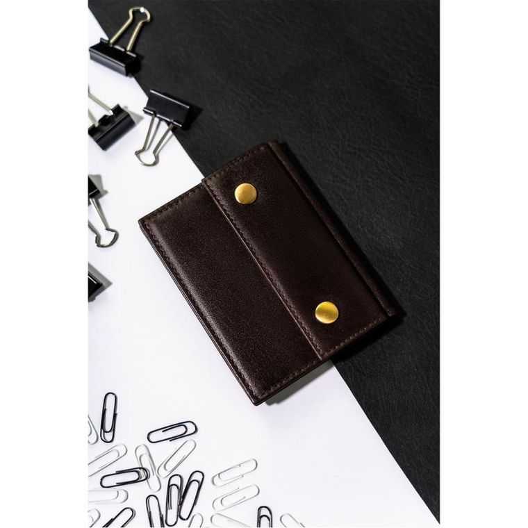 Portfel, brązowy, skórzany, RFID, Rovicky