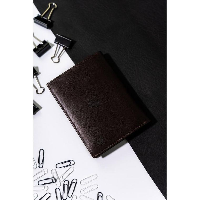 Portfel, brązowy, skórzany, RFID, Rovicky