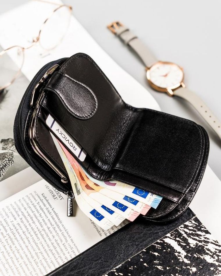 Portfel, czarny, Lorenti