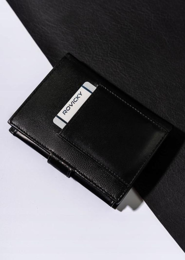 Portfel, czarny, skórzany, Always Wild