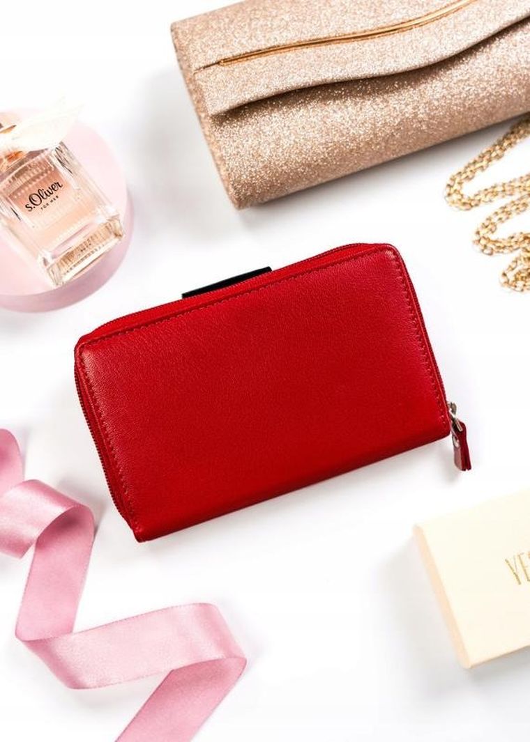 Portfel, czarny, skórzany, Peterson