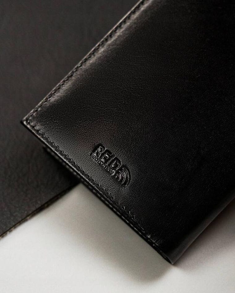 Portfel, czarny, skórzany, Peterson