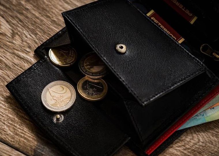 Portfel, czarny, skórzany, RFID, Peterson