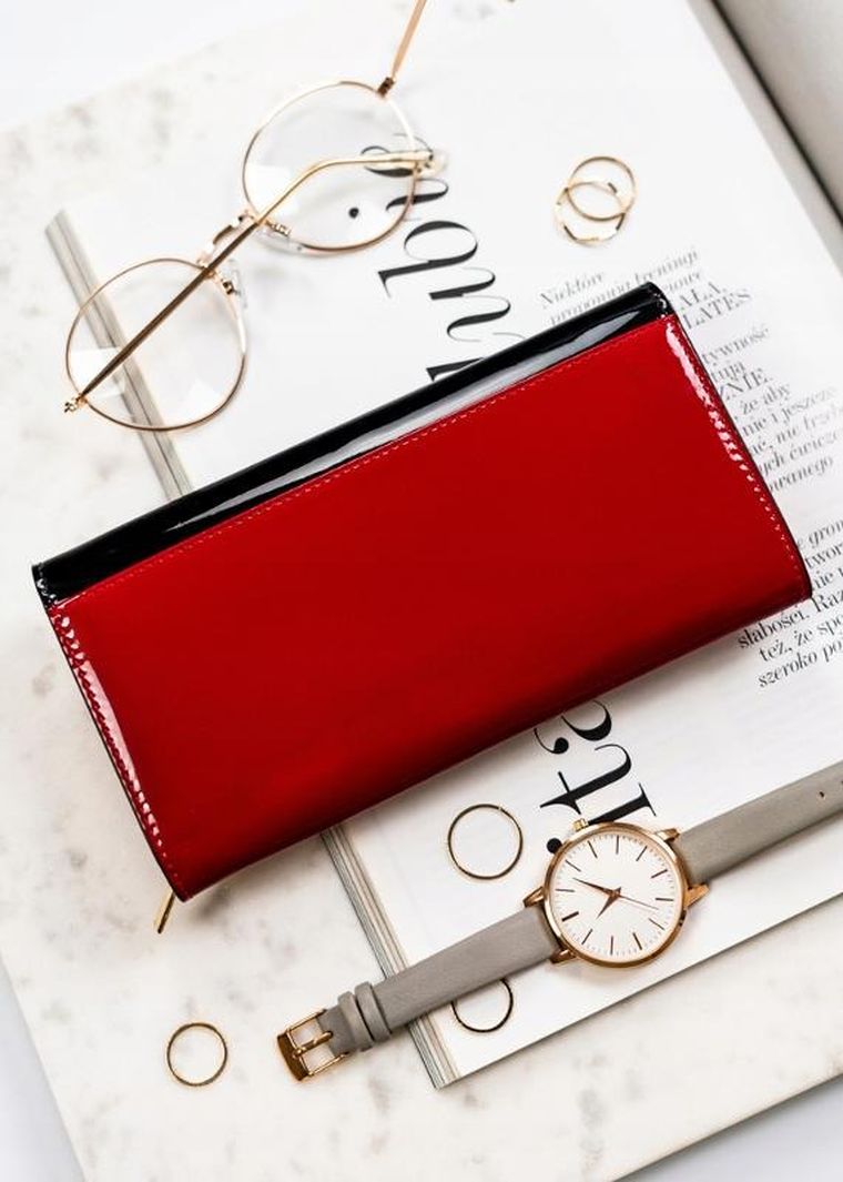 Portfel, czarny, skórzany, RFID, Peterson