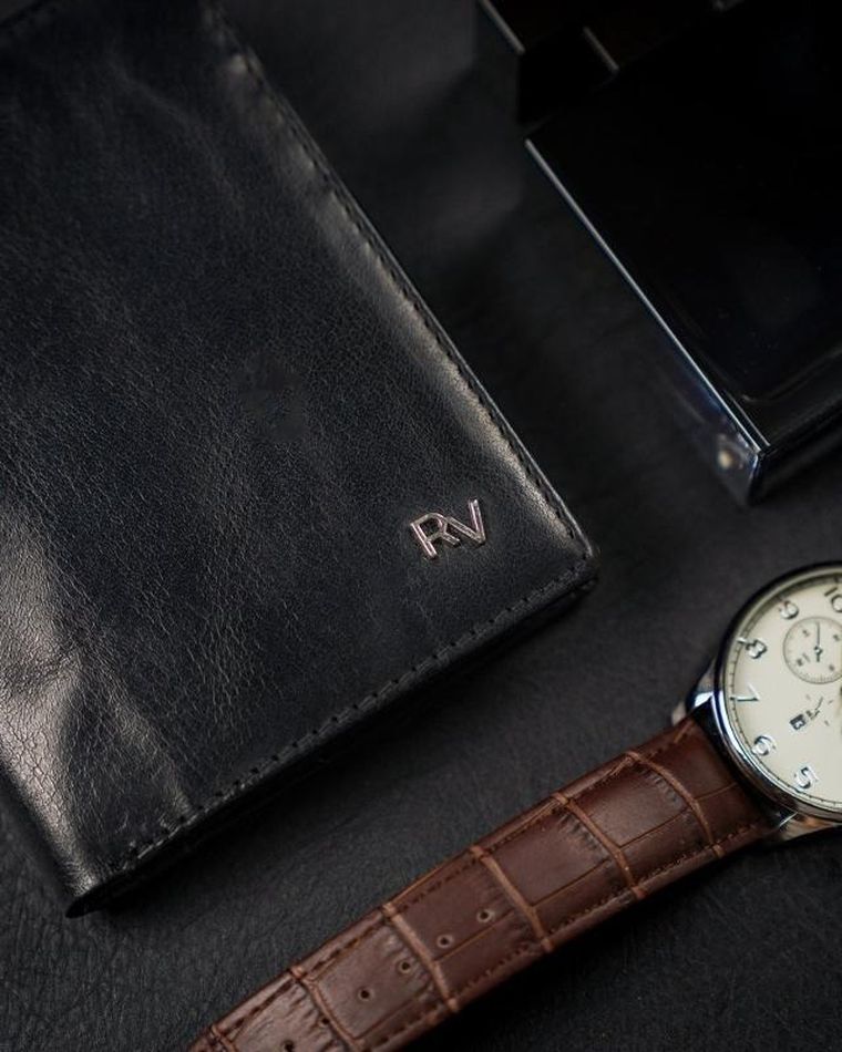 Portfel, czarny, skórzany, RFID, Rovicky