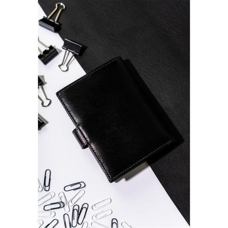 Portfel, czarny, skórzany, RFID, Rovicky