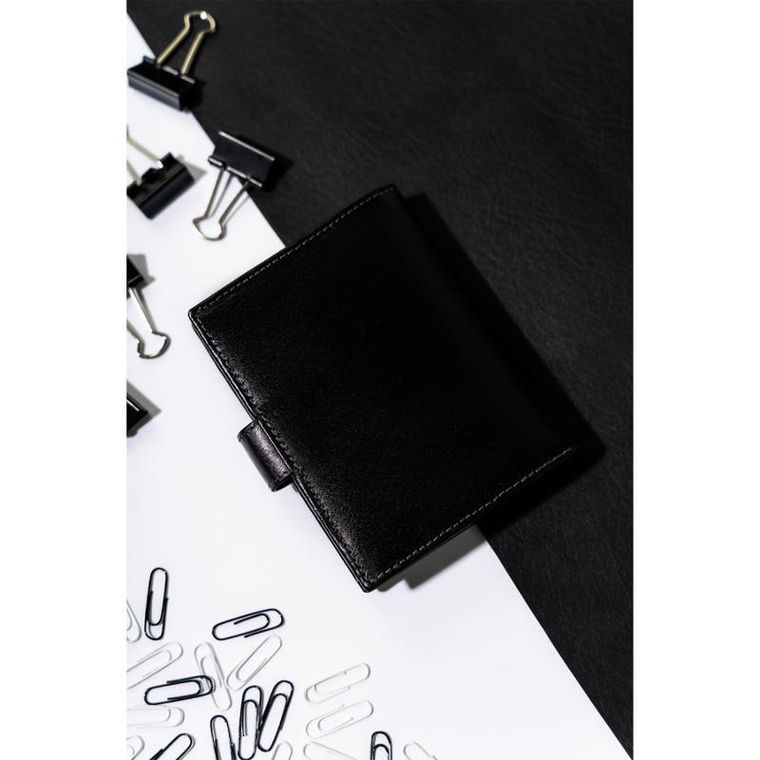 Portfel, czarny, skórzany, RFID, Rovicky