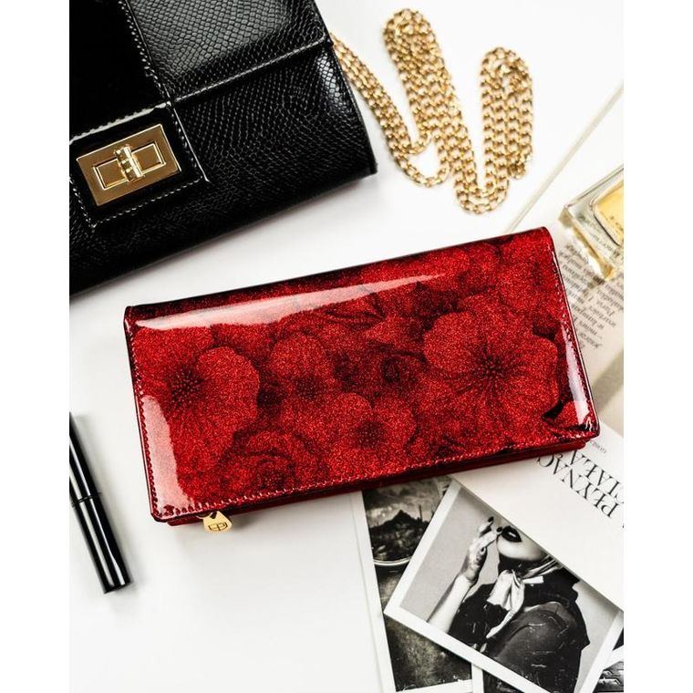 Portfel, czerwony, RFID, Peterson