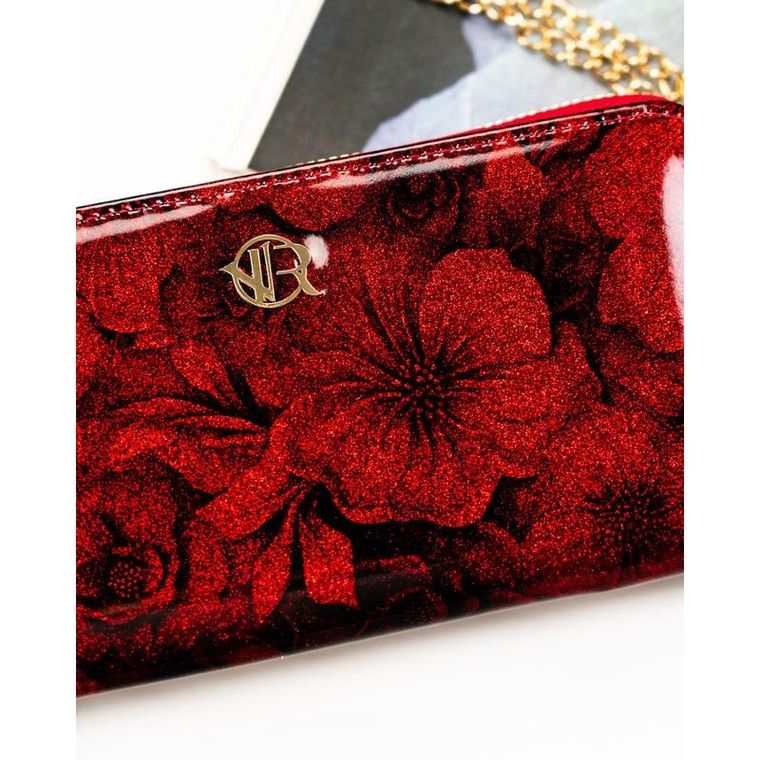 Portfel, czerwony, skóra ekologiczna, Rovicky