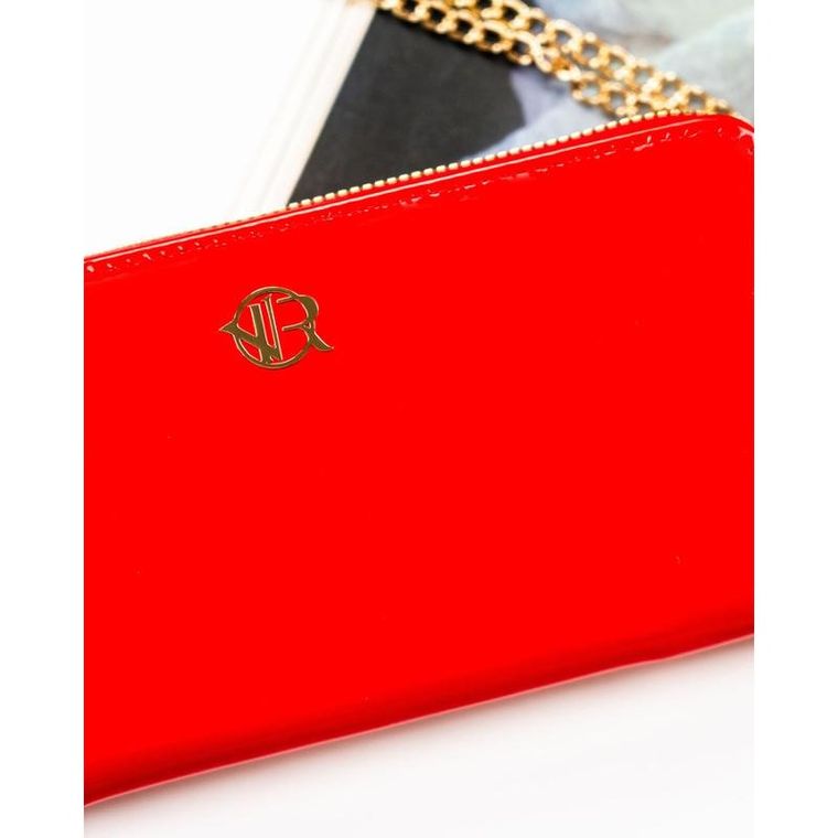 Portfel, czerwony, skóra ekologiczna, Rovicky