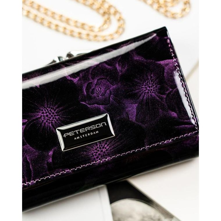 Portfel, fioletowy, Peterson