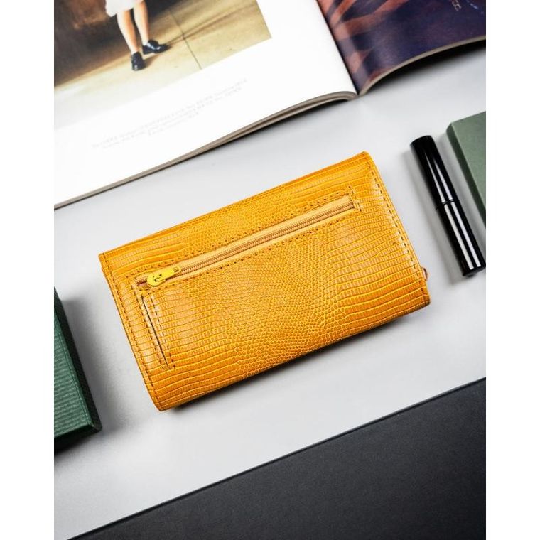 Portfel, jasnobrązowy, skóra ekologiczna, 4U Cavaldi