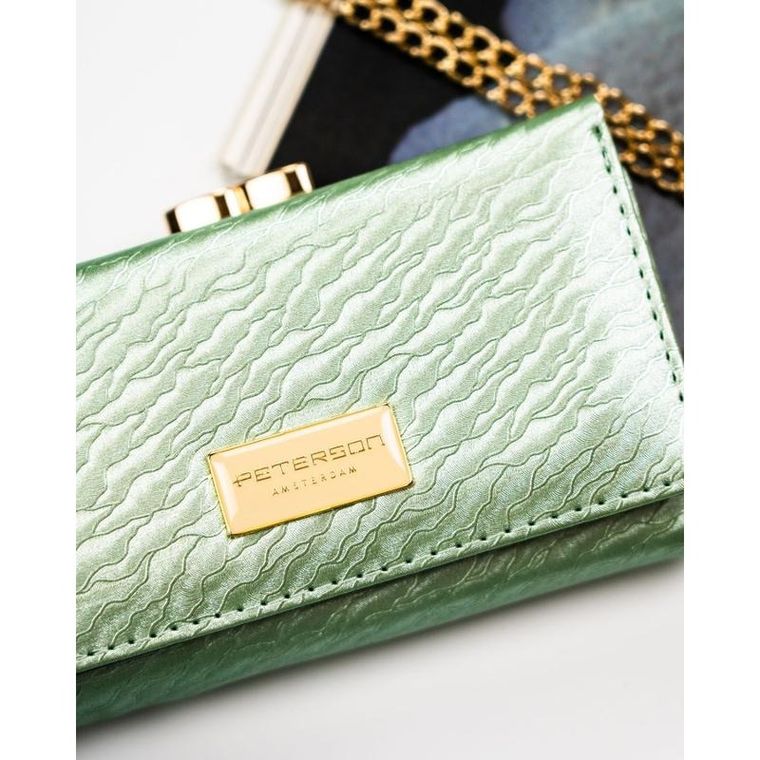 Portfel, jasnozielony, Peterson